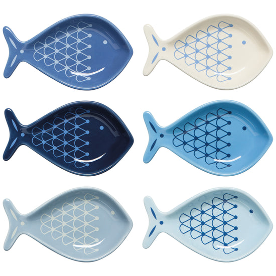 Fish Pinch Bowls - Set of Six