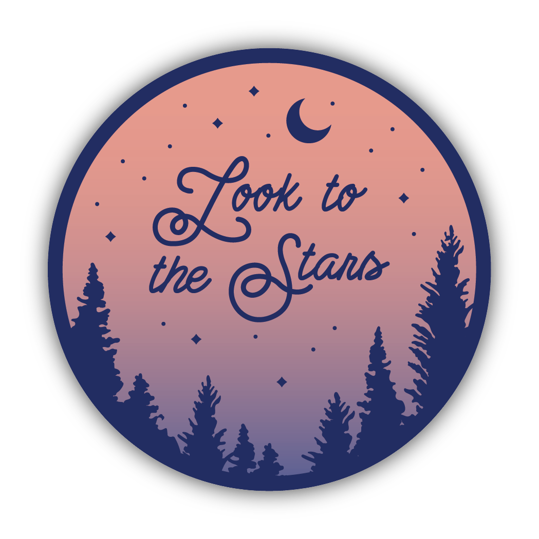 Look to the Stars Sticker - Oscar & Libby's