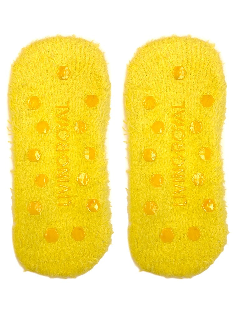 Fuzzy Slipper Socks | Bees