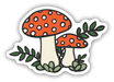 Mushroom Sticker - Oscar & Libby's