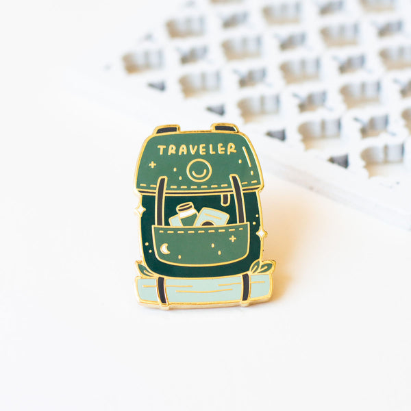 Traveler's Backpack Enamel Pin | Occasionalish