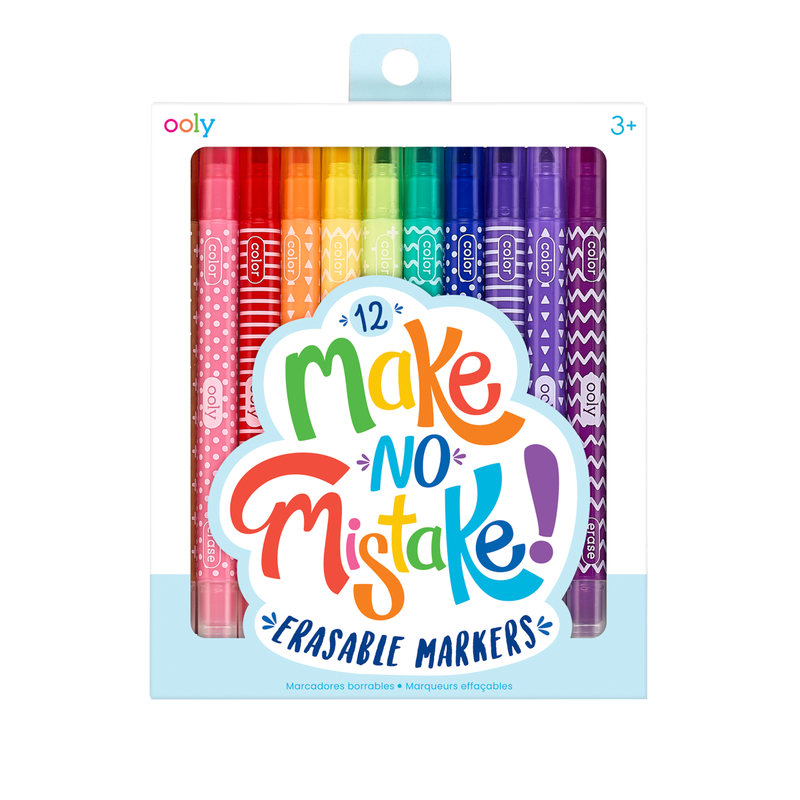 Make No Mistake Erasable Markers | Ooly - Oscar & Libby's