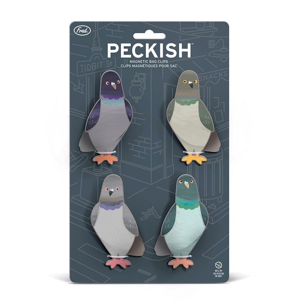 Peckish Pigeon Bag Clips