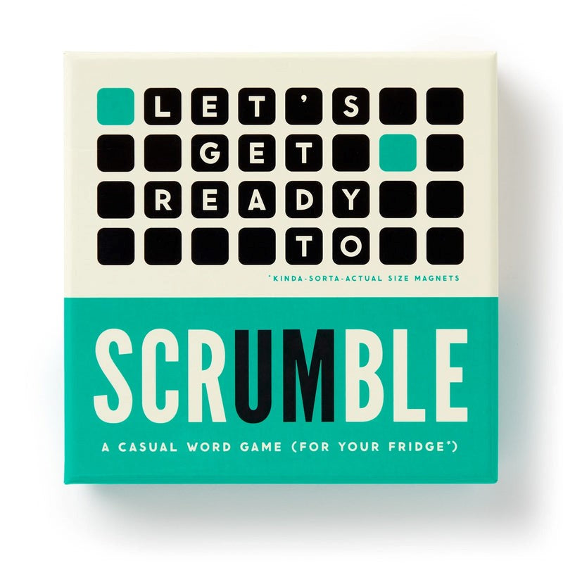 Scrumble | A Casual Word Game (for your fridge)