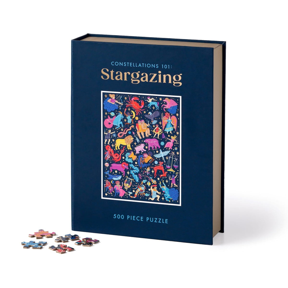 Galison | Constellations 101: Stargazing 500 piece puzzle - Oscar & Libby's