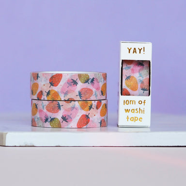 Strawberry Fields Washi Tape | Nutmeg & Arlo - Oscar & Libby's