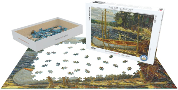 Eurographics | The Canoe Tom Thompson 1000 piece puzzle