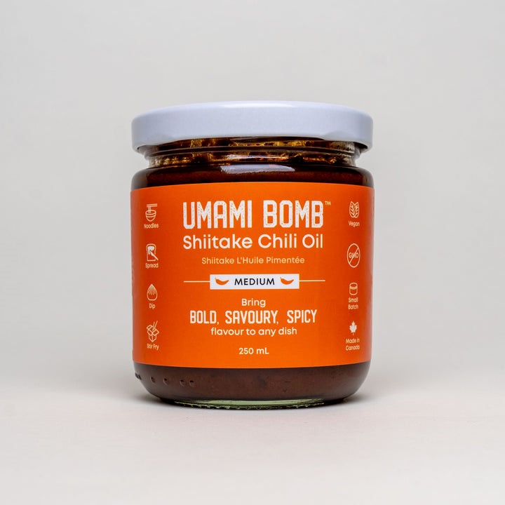 Umami Bomb Medium Shitake Chili Oil - Oscar & Libby's