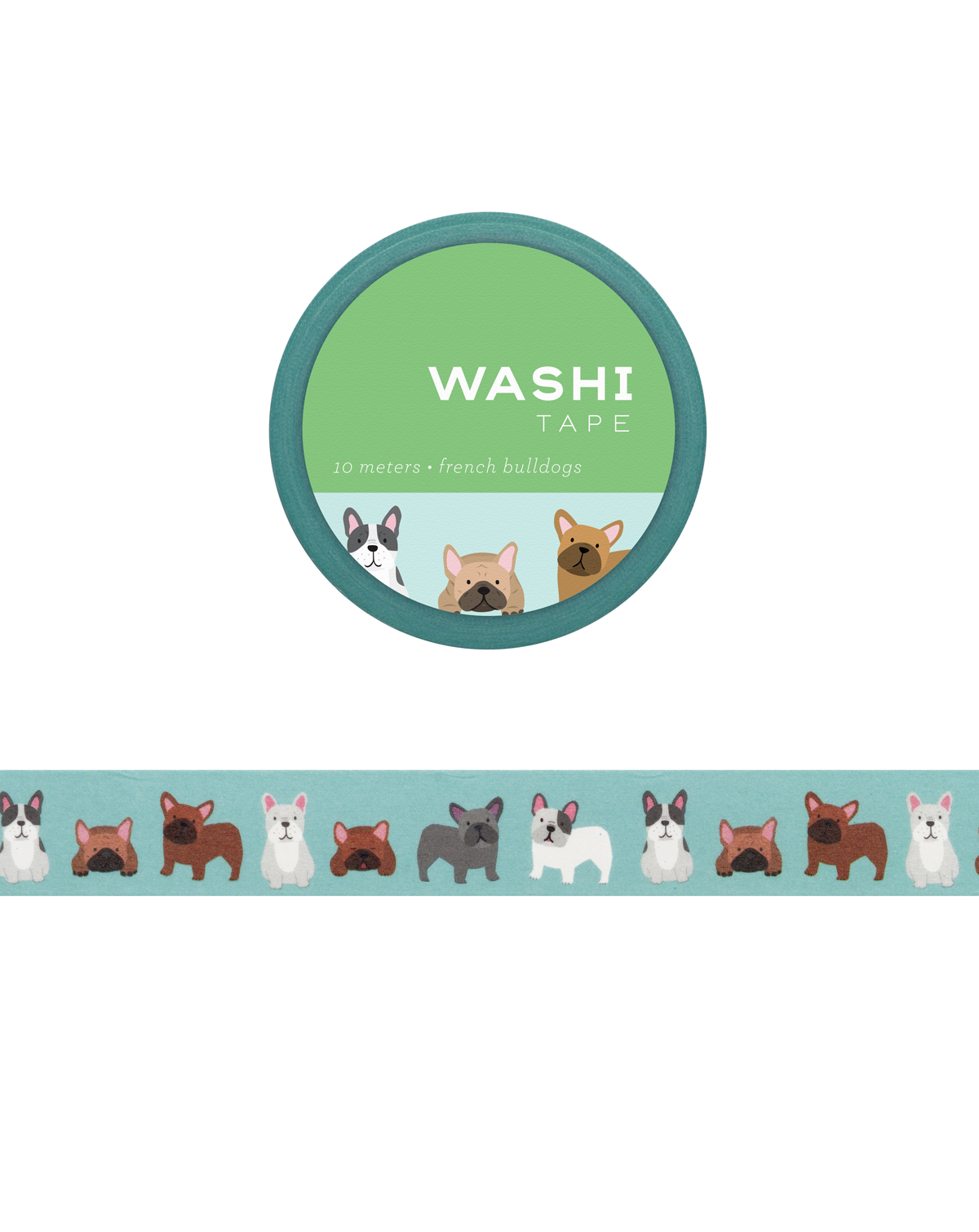 French Bulldogs Washi Tape | Girl of All Work - Oscar & Libby's