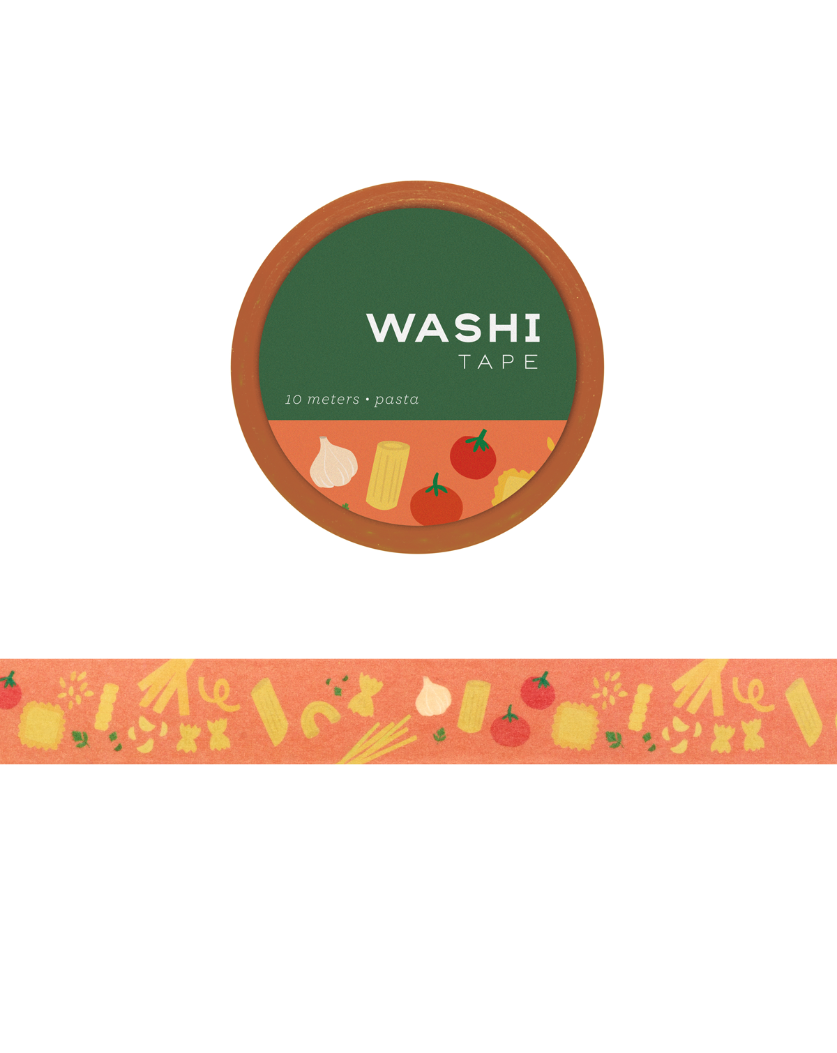 Pasta Washi Tape | Girl of All Work - Oscar & Libby's