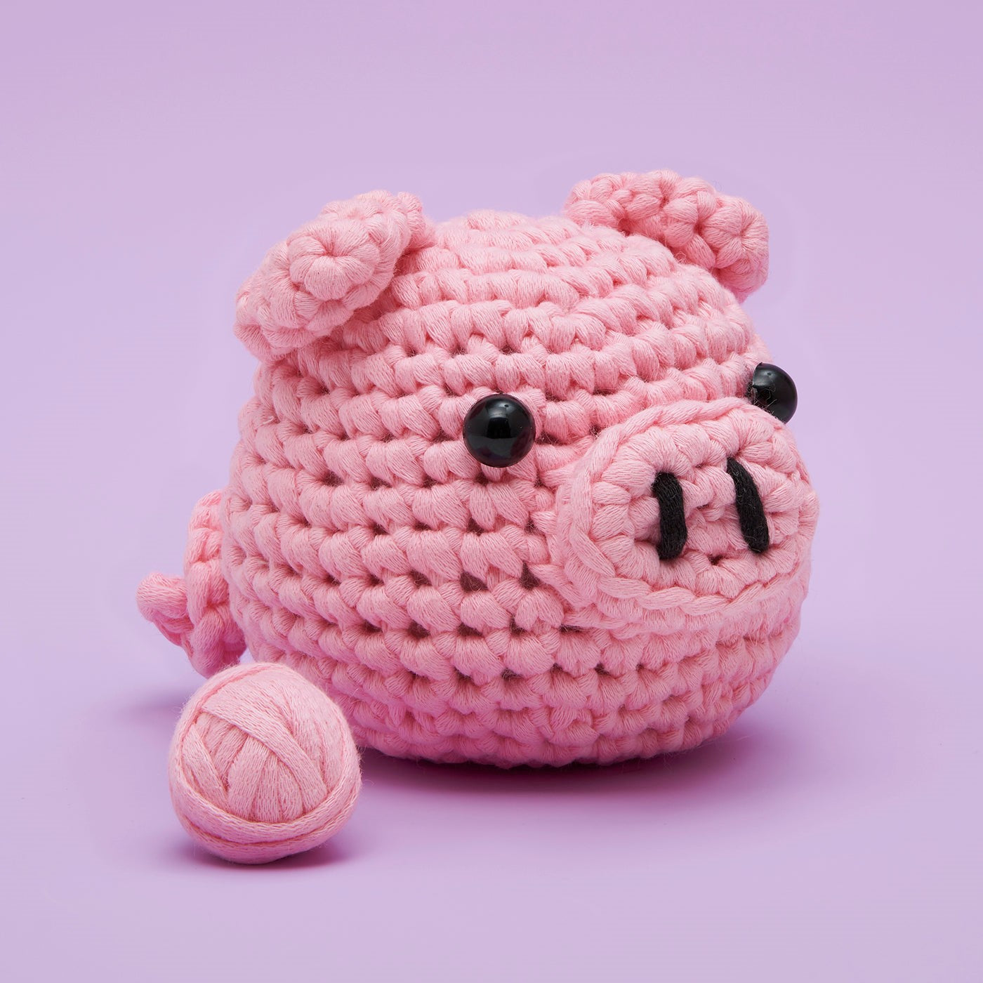 The Woobles Crochet Kit | Bacon the Pig