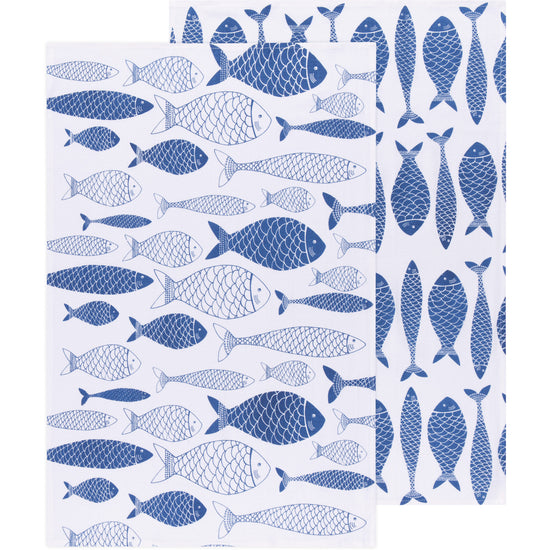 Print Royal Floursack Dish Towels Set of 2 | Now Designs