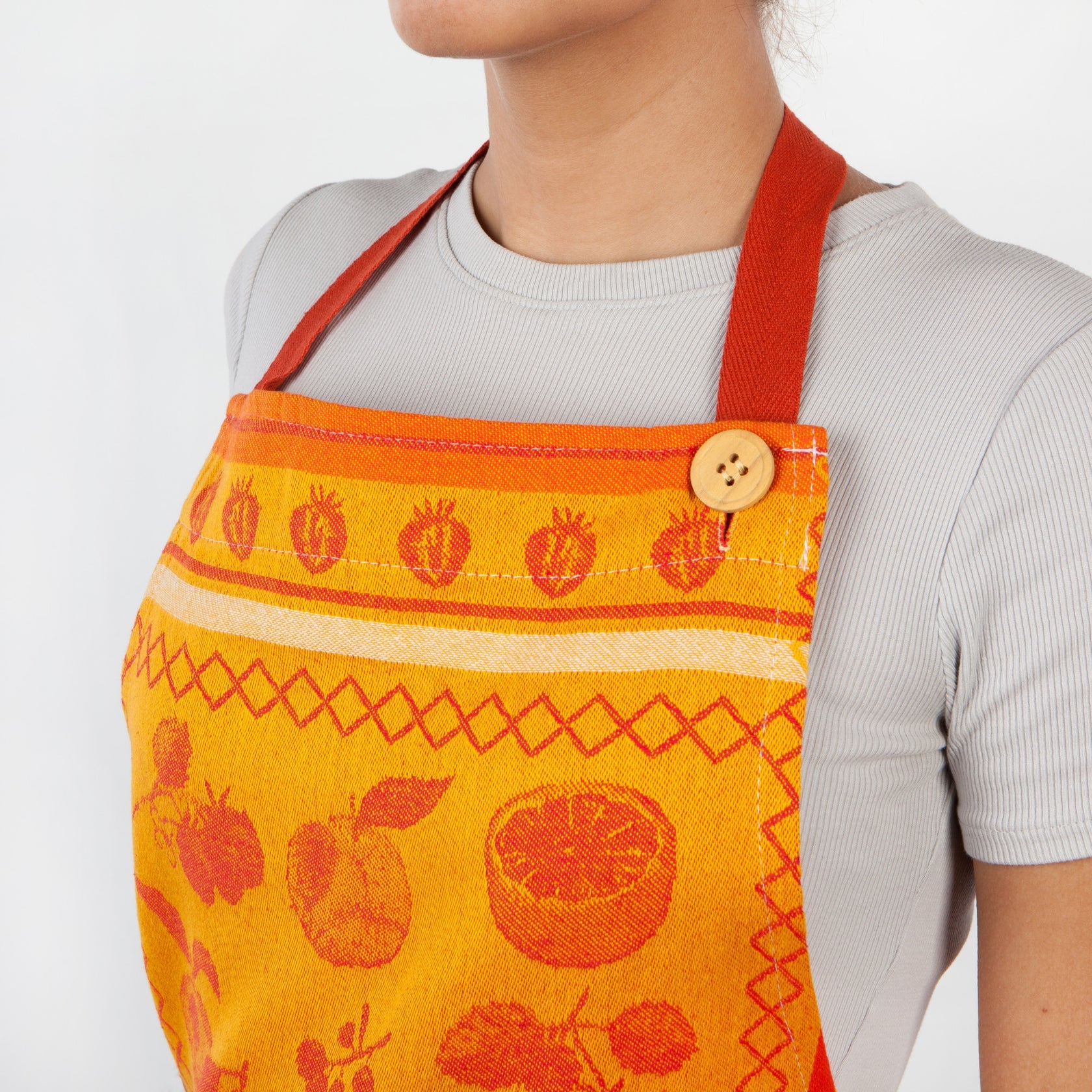 Fruit Salad Jacquard Apron | Now Designs