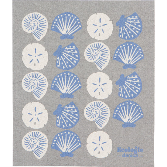 Seaside Shells Swedish Sponge Cloth | Danica