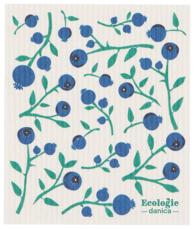 Blueberries Swedish Sponge Cloth | Danica Danica - Oscar & Libby's
