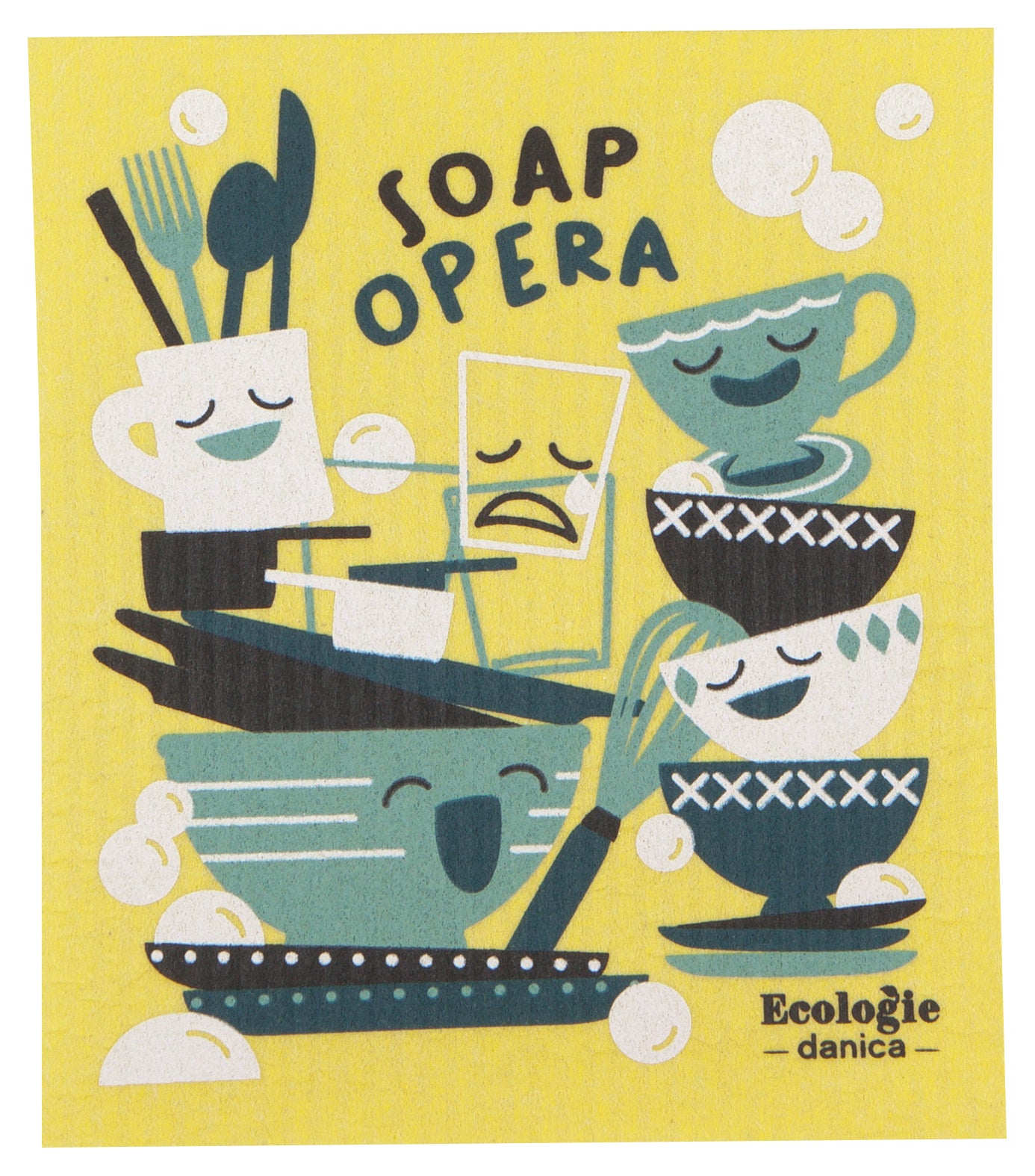 Soap Opera Swedish Sponge Cloth | Danica Danica - Oscar & Libby's
