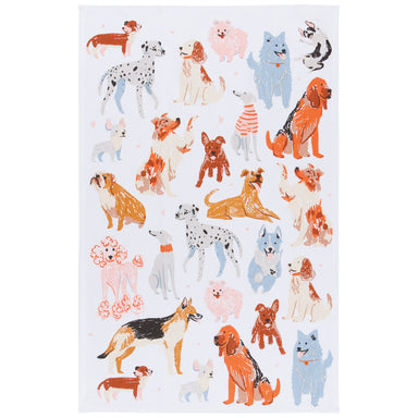Puppos Puppies Dish Towel | Now Designs Danica - Oscar & Libby's