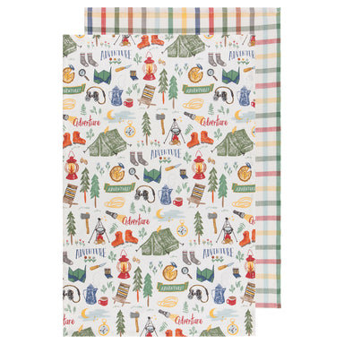Out And About Floursack Dish Towels Set of 2 | Now Designs Danica - Oscar & Libby's
