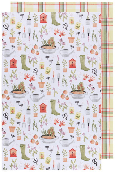 Garden Dish Towels Set of 2 | Now Designs Danica - Oscar & Libby's