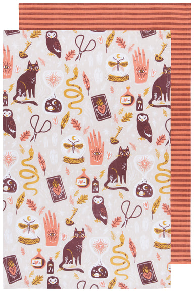 Spellbound Dish Towels set of 2 | Now Design - Oscar & Libby's