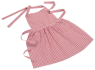 Red Gingham Classic Apron | Now Designs - Oscar & Libby's