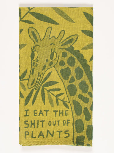 Eat the Shit out of Plants Dish Towel | Blue Q Blue Q - Oscar & Libby's