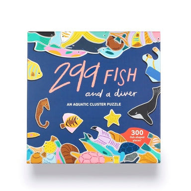 Laurence King | 299 Fish (and one diver) 300 piece Puzzle - Oscar & Libby's