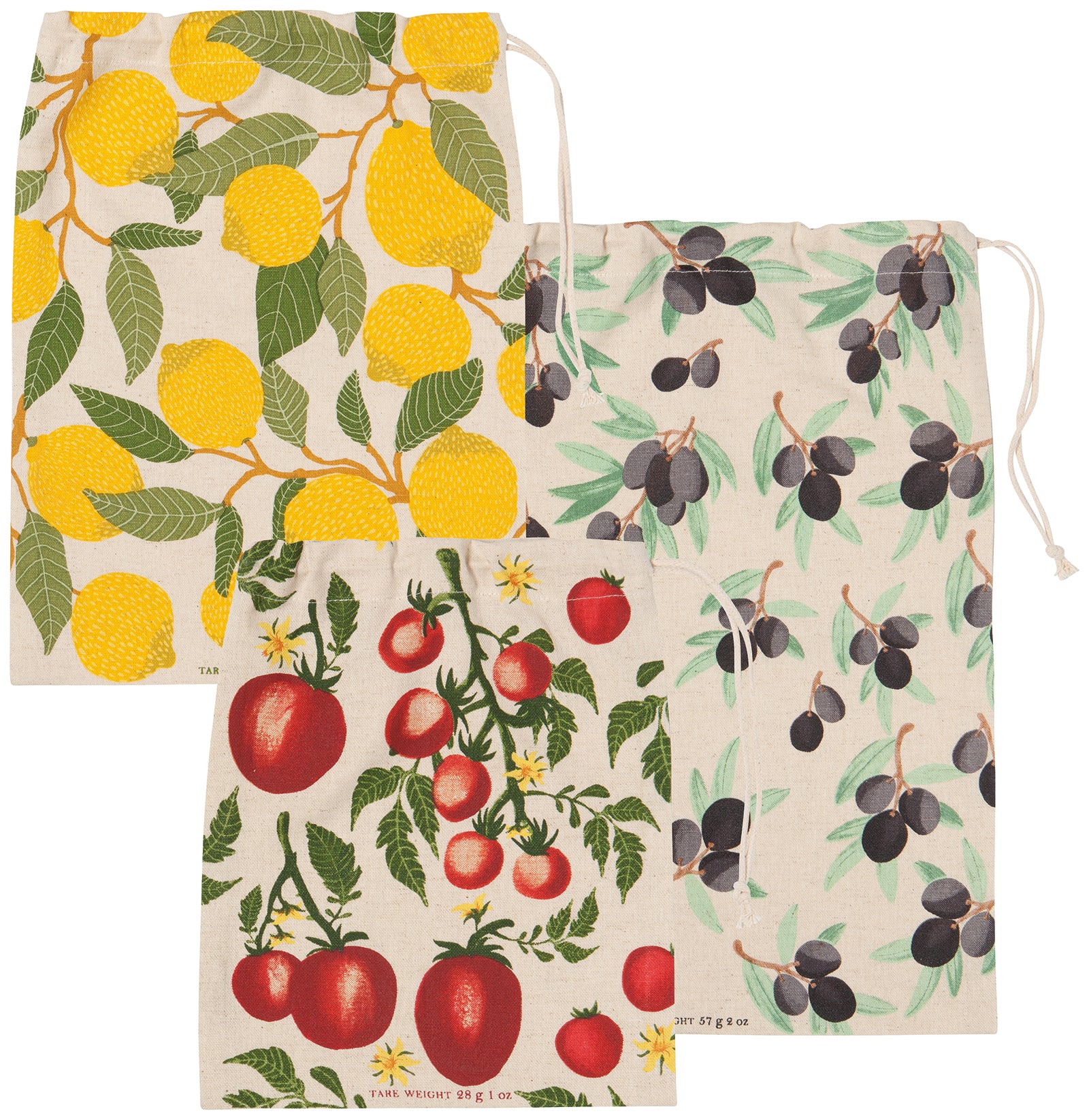 Save-It Produce Bags Set Of 3 | Mediterranea Danica - Oscar & Libby's