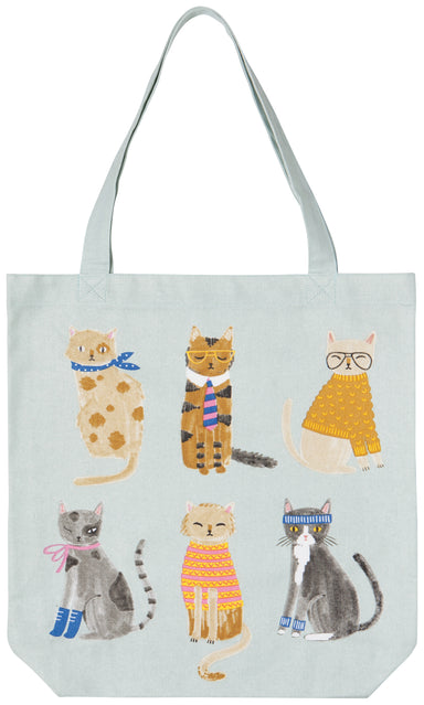 Feline Fine Every Day Tote Bag | Now Designs - Oscar & Libby's