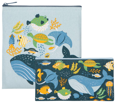 Snack Bags Set of 2 | Under the Sea - Oscar & Libby's