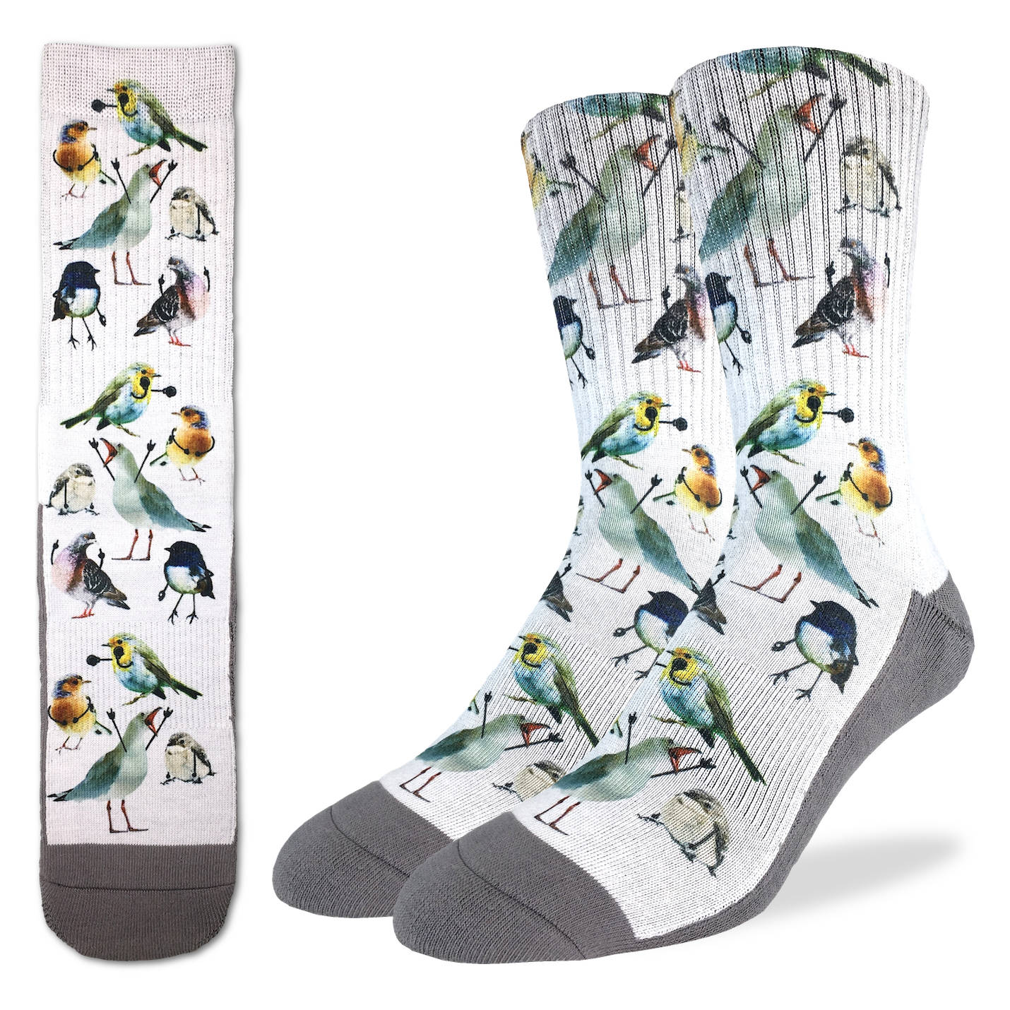 Good Luck Sock | Men's Active Fit | Birds Good Luck Sock - Oscar & Libby's