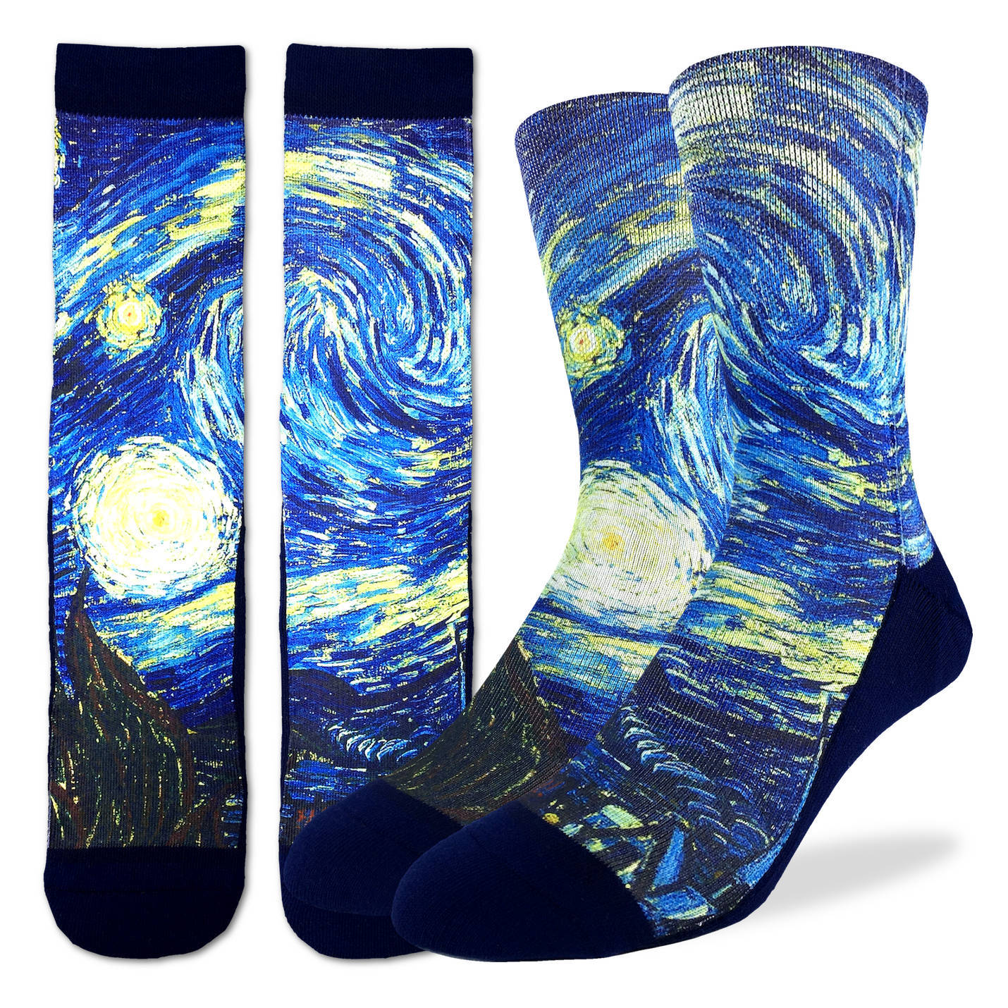 Good Luck Sock | Men's Active Fit | The Starry Night Good Luck Sock - Oscar & Libby's