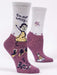 Blue Q | Women's Crew Socks | I'm Not Bossy I'm The Boss Blue Q - Oscar & Libby's