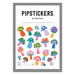 Pipstickers | Fuzzy Mushrooms Pipsticks - Oscar & Libby's