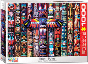 Eurographics | Totem Poles 1000 piece Puzzle Eurographics - Oscar & Libby's