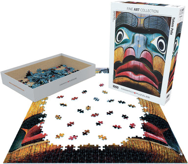 Eurographics | Totem Pole Comox Valley 1000 piece puzzle Eurographics - Oscar & Libby's