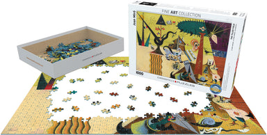 Eurographics | The Tilled Field by Joan Miró 1000 piece puzzle Eurographics - Oscar & Libby's