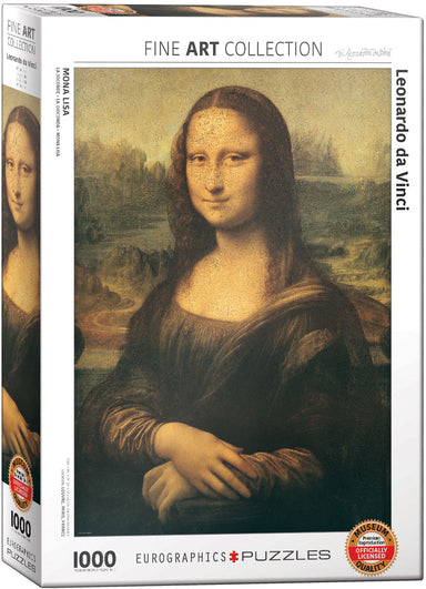 Eurographics | Mona Lisa by Leonard Da Vinci 1000 piece puzzle Eurographics - Oscar & Libby's