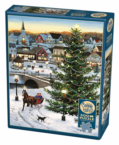 Cobble Hill | Village Tree 500 piece puzzle Cobble Hill - Oscar & Libby's