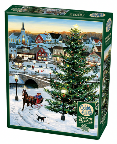 Cobble Hill | Village Tree 1000 piece puzzle Cobble Hill - Oscar & Libby's