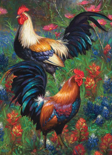 Cobble Hill | Roosters 1000 piece puzzle Cobble Hill - Oscar & Libby's