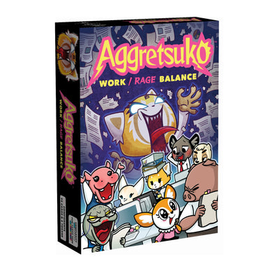 Aggretsuko Work / Rage Balance Card Game Exploding Kittens - Oscar & Libby's