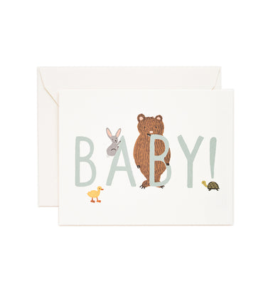 Baby! Baby Card | Rifle Paper Rifle Paper Co - Oscar & Libby's