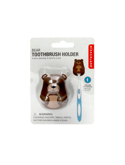 Bear Toothbrush Holder Kikkerland - Oscar & Libby's