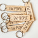 Knotty Design Co. Wooden Key Chain | Ew. People. Knotty Design Co. - Oscar & Libby's