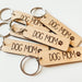 Knotty Design Co. Wooden Key Chain | Dog Mom Knotty Design Co. - Oscar & Libby's