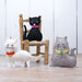 3 Felt Kitties Sewing Kit The Crafty Kit Co. - Oscar & Libby's