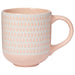 Stoneware Mug - Pink Texture Danica - Oscar & Libby's