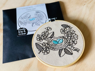 Embroidery Kit | Nest Egg Hook, Line & Tinker - Oscar & Libby's