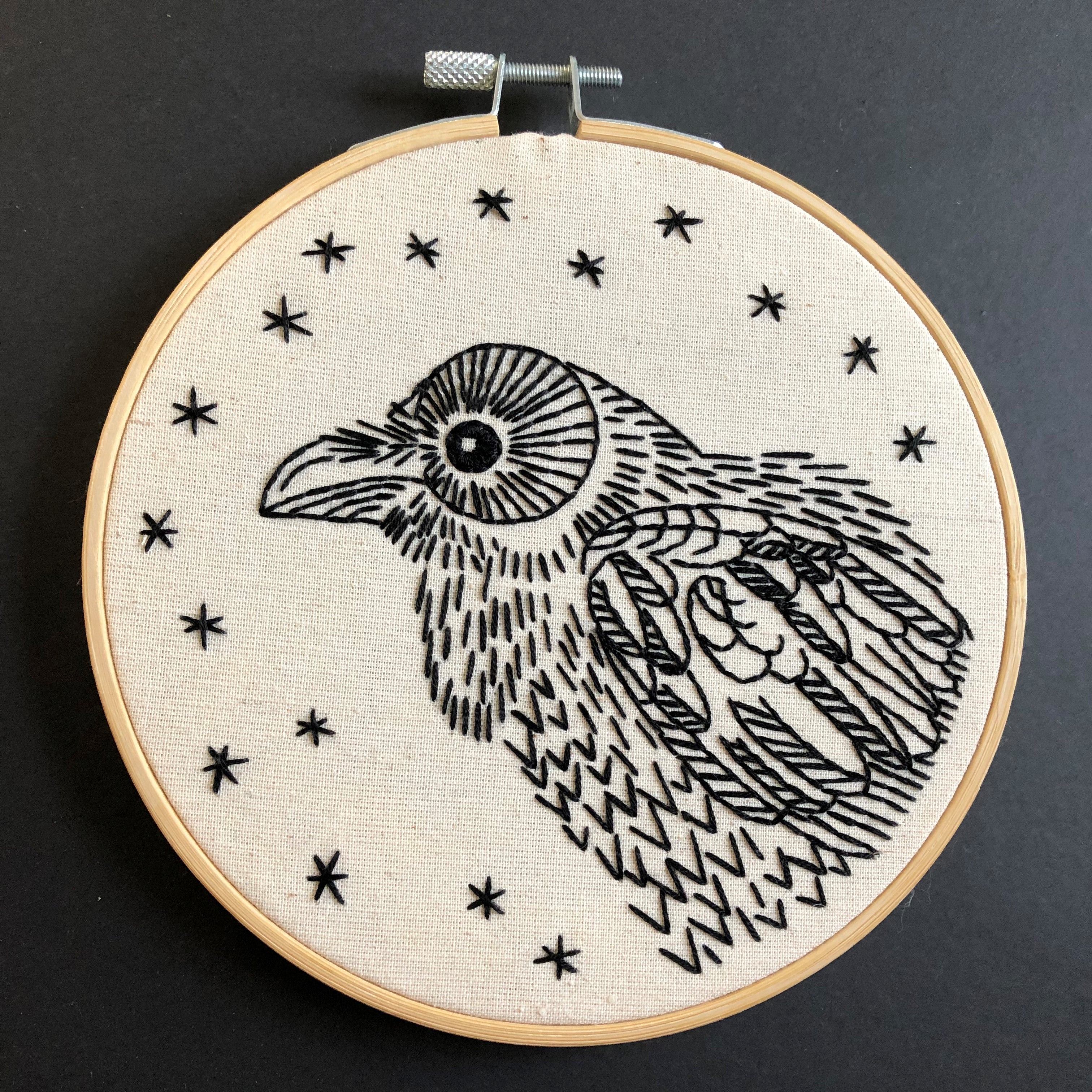 Embroidery Kit | Nevermore Hook, Line & Tinker - Oscar & Libby's
